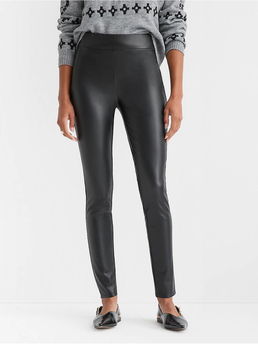 LOFT Faux Leather Leggings
